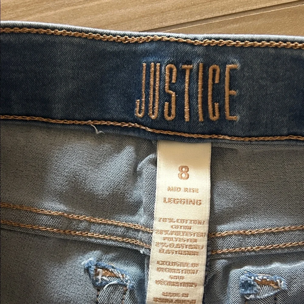 Justice Distressed Skinny Jeans